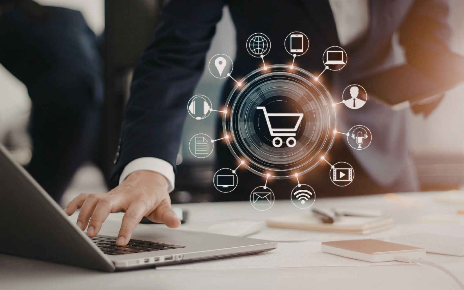 Arjantin'de e-ticaret pazarı ve dijital girişim fırsatlarını anlatan içerikte kullanılan bu görsel, online satış kanallarını, dijital iş modellerini ve girişimcilik ekosistemini temsil eden genel bir görünüm sunar.
